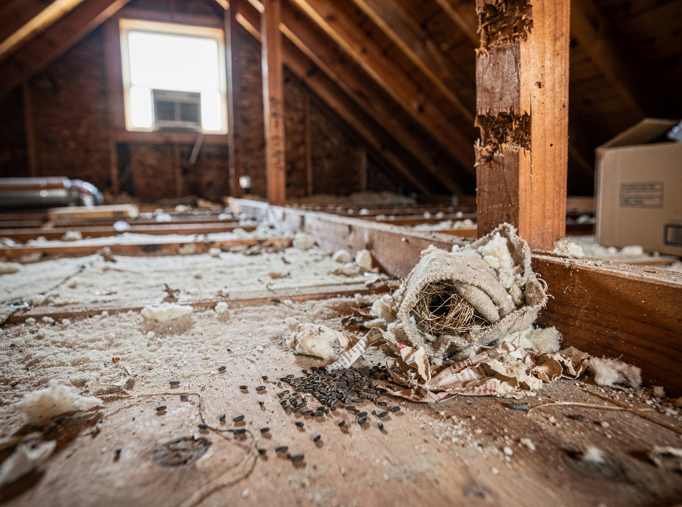 Identifying Mouse Droppings and Nests in Minneapolis Attics
